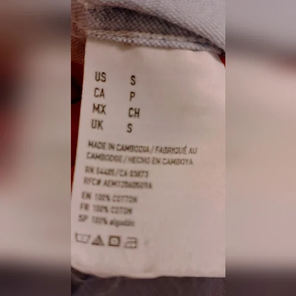 (4/$20) American Eagle Men's Blue Classic Fit Button Down Shirt, Size S - Picture 5 of 5